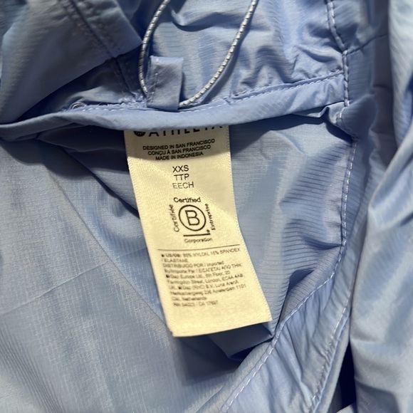 ATHLETA Expedition Ultra Lightweight Oversized Jacket Blue Size XXS - Picture 12 of 14